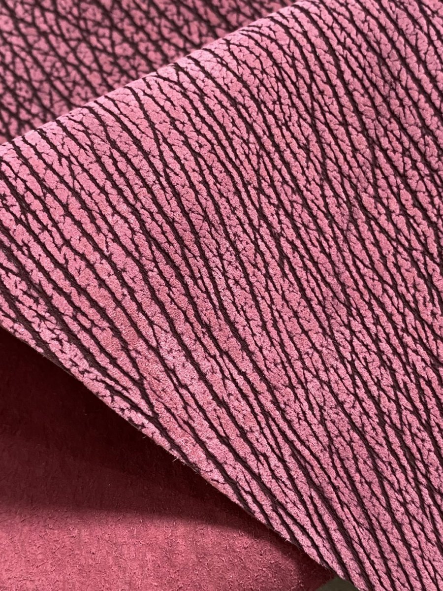 画像6: シャーク　ヌバック　ボルドー　鮫革　シャークスキン (6)