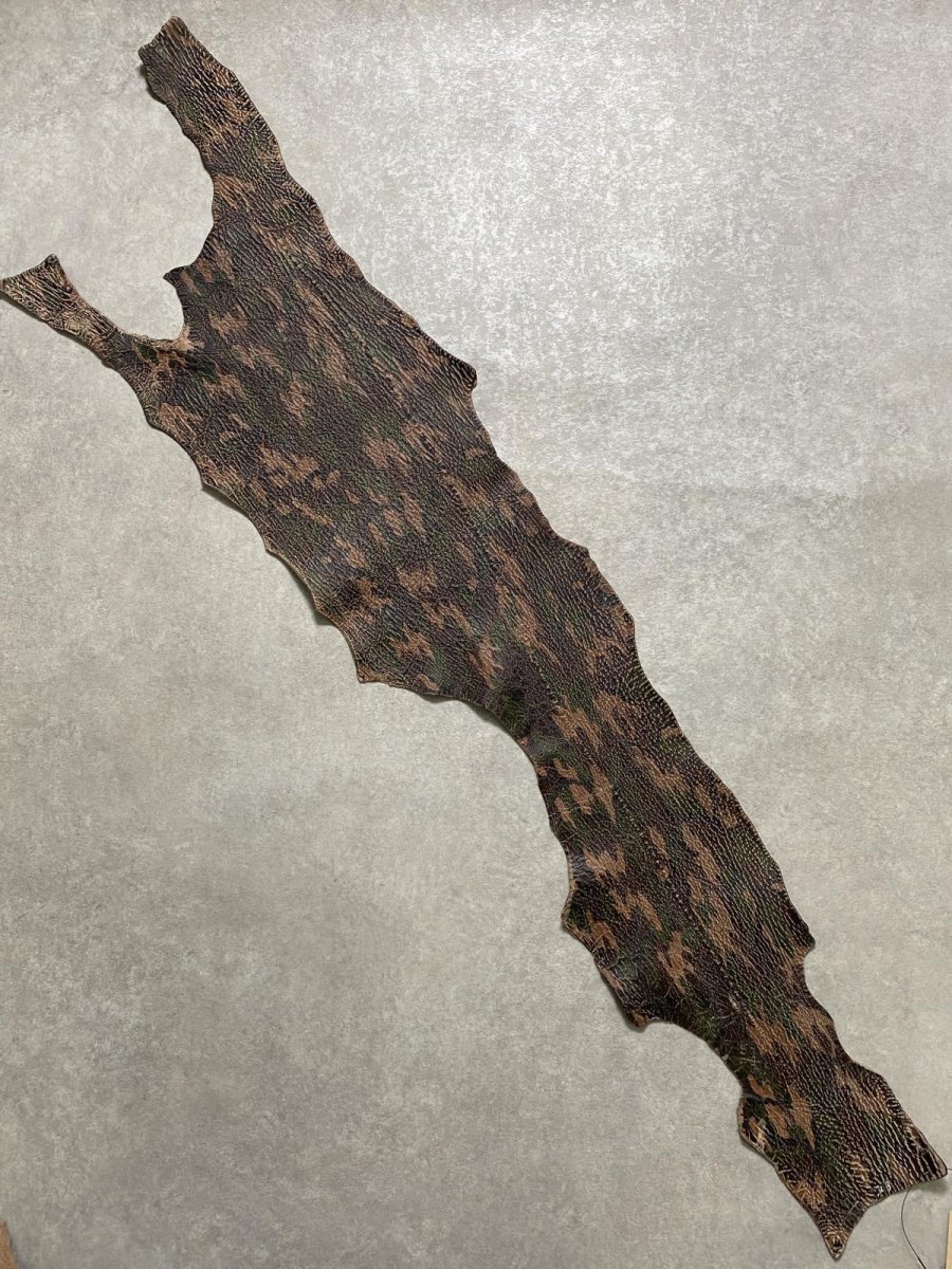 画像1: シャーク　迷彩吟スリ　鮫革　シャークスキン (1)