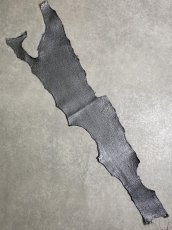 画像1: シャーク　エナメル　シルバー　サメ革 (1)