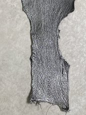 画像7: シャーク　エナメル　シルバー　サメ革 (7)