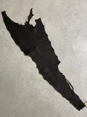 画像1: シャーク　ブラック　鮫革　シャークスキン (1)