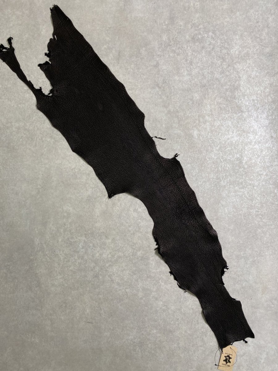 画像1: シャーク　ブラック　鮫革　シャークスキン (1)