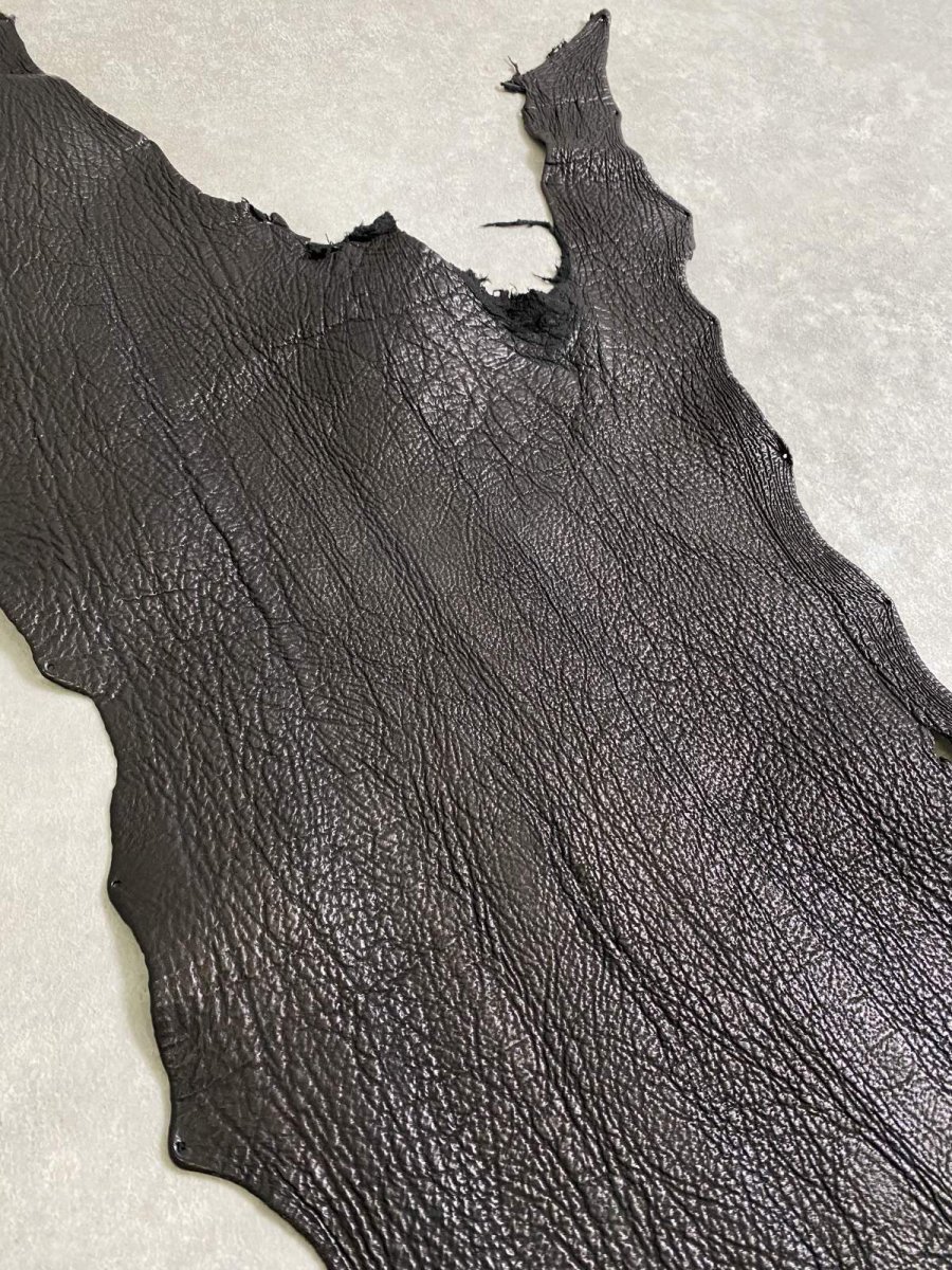 画像2: シャーク　ブラック　鮫革　シャークスキン (2)