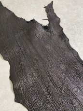 画像2: シャーク　ブラック　鮫革　シャークスキン (2)