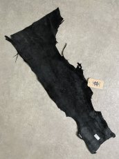 画像9: シャーク　ブラック　鮫革　シャークスキン　ハギレ (9)