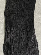 画像3: シャーク　ブラック　鮫革　シャークスキン　ハギレ (3)