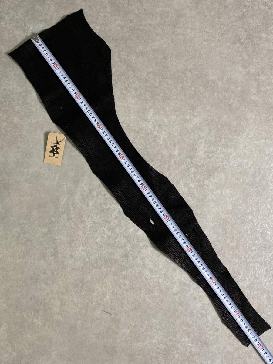 画像8: シャーク　ブラック　鮫革　シャークスキン　ハギレ (8)