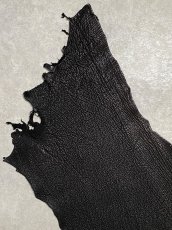 画像2: シャーク　ブラック　鮫革　シャークスキン (2)