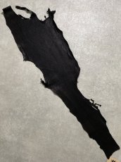 画像1: シャーク　ブラック　鮫革　シャークスキン (1)