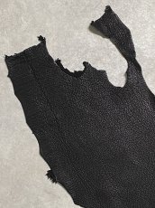 画像2: シャーク　ブラック　鮫革　シャークスキン (2)