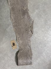 画像4: シャーク　バニラ×茶　サメ革　鮫革　シャークスキン　 (4)