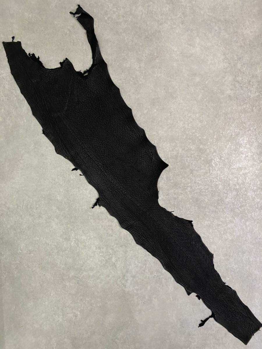 画像1: シャーク　ブラック　鮫革　シャークスキン (1)