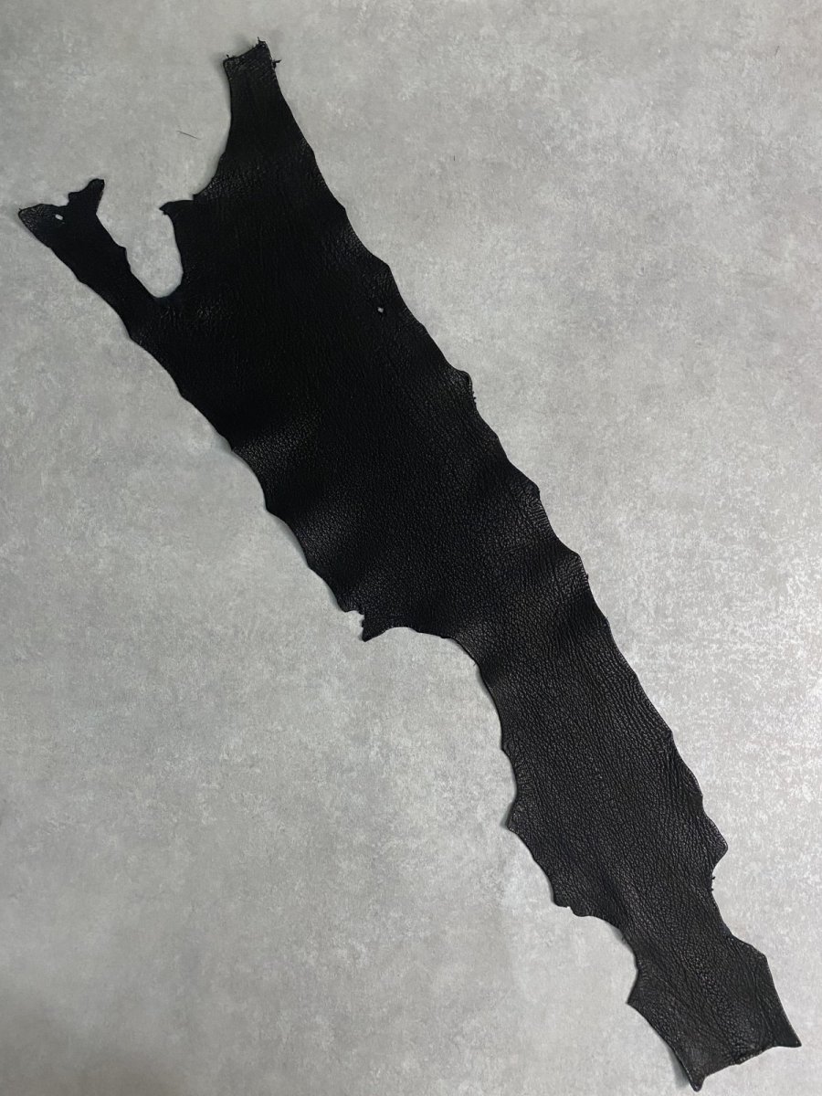 画像1: シャーク　ブラック　鮫革　シャークスキン (1)