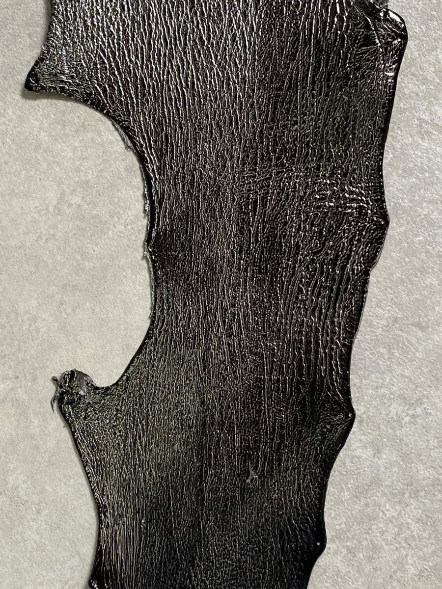 画像4: シャーク　サメ革　鮫革　シャークスキン　エナメル　ブラック (4)