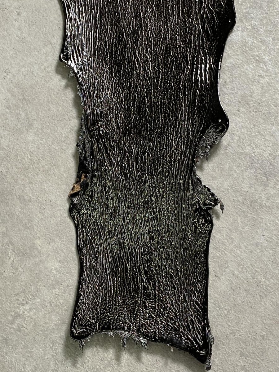 画像5: シャーク　サメ革　鮫革　シャークスキン　エナメル　ブラック (5)