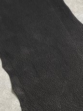 画像6: シャーク　ブラック1級　サメ革　鮫革　シャークスキン (6)