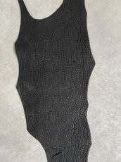 画像2: シャーク　ブラック　鮫革　シャークスキン (2)