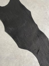 画像5: シャーク　ブラック　鮫革　シャークスキン (5)