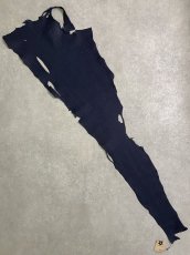 画像1: シャーク　マットネイビー　サメ革　鮫革　シャークスキン (1)