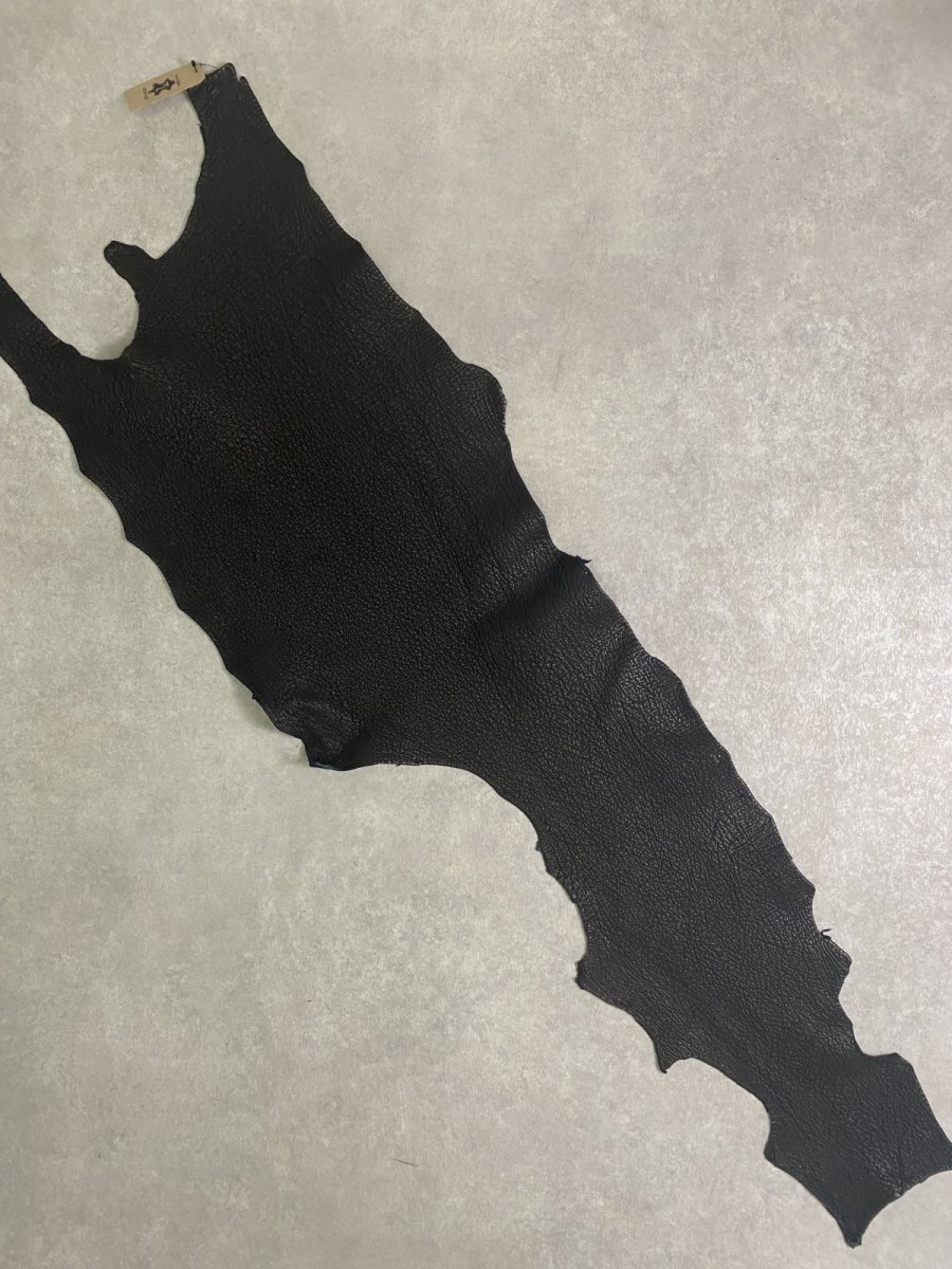 画像1: シャーク　ブラック　Aランク　鮫革　シャークスキン (1)