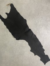 画像1: シャーク　ブラック　Aランク　鮫革　シャークスキン (1)