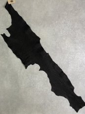 画像1: シャーク　ブラック　Aランク　鮫革　シャークスキン (1)