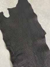 画像2: シャーク　ブラック　Aランク　鮫革　シャークスキン (2)