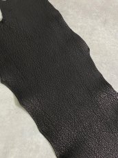 画像2: シャーク　ブラック　Aランク　鮫革　シャークスキン (2)