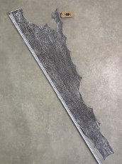 画像7: シャーク　白×黒　サメ革　鮫革　シャークスキン　 (7)