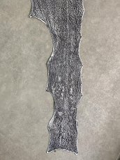 画像7: シャーク　白×黒　サメ革　鮫革　シャークスキン　 (7)