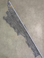 画像8: シャーク　白×黒　サメ革　鮫革　シャークスキン　 (8)
