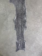 画像6: シャーク　白×黒　サメ革　鮫革　シャークスキン　 (6)