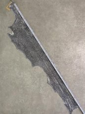 画像7: シャーク　白×黒　サメ革　鮫革　シャークスキン　 (7)