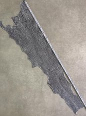 画像7: シャーク　白×黒　サメ革　鮫革　シャークスキン　 (7)