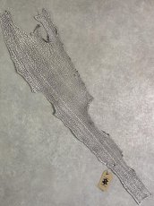 画像1: シャーク　バニラ×茶　サメ革　鮫革　シャークスキン　lot2 (1)