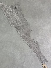 画像1: シャーク　バニラ×茶　サメ革　鮫革　シャークスキン　lot2 (1)
