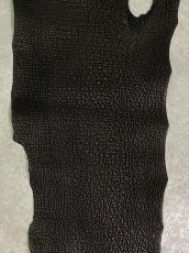 画像4: シャーク　ブラック　Aランク　鮫革　シャークスキン (4)