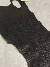 画像2: シャーク　ブラック　Aランク　鮫革　シャークスキン (2)
