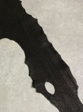 画像3: シャーク　ブラック　Aランク　鮫革　シャークスキン (3)