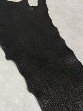 画像2: シャーク　ブラック　Aランク　鮫革　シャークスキン (2)