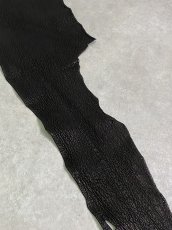 画像3: シャーク　ブラック　Aランク　鮫革　シャークスキン (3)