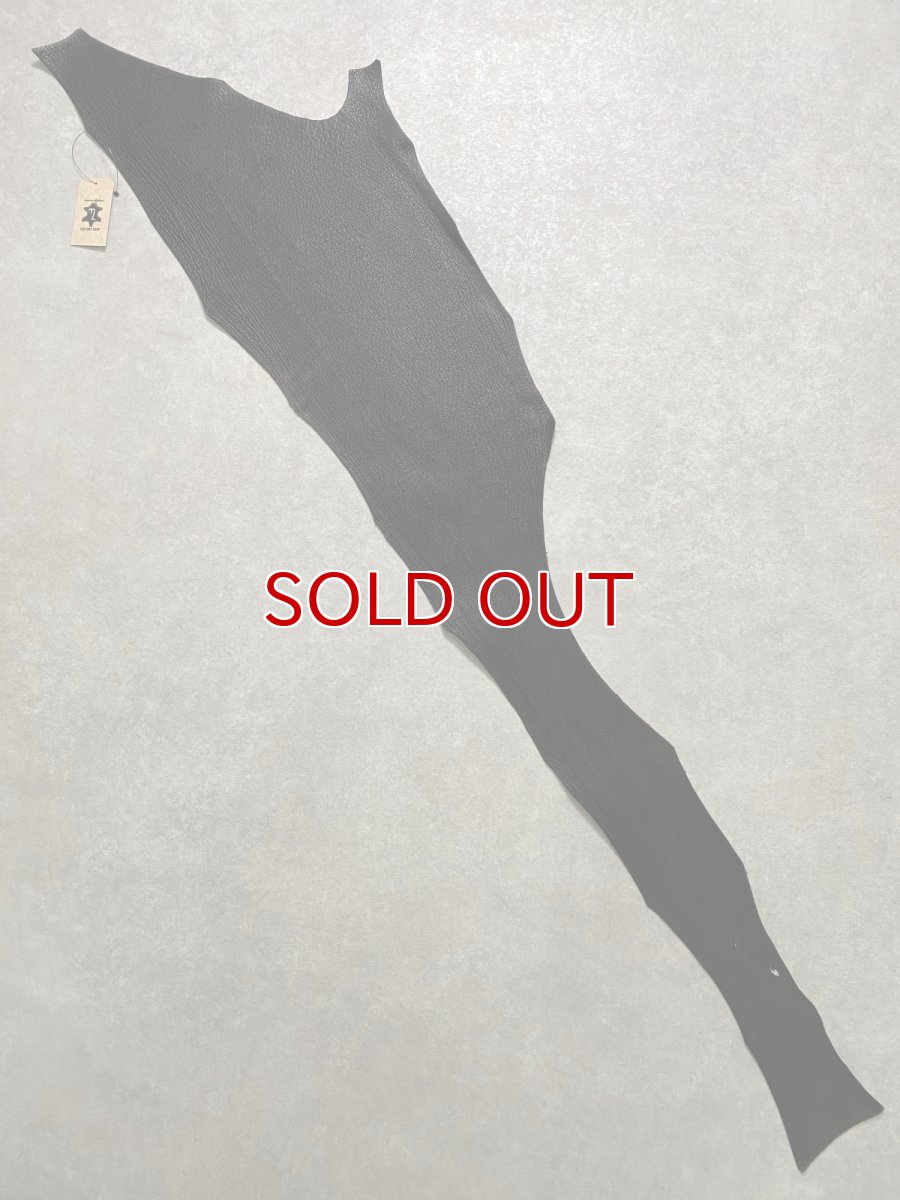 画像1: シャーク　ブラック　サメ革　鮫革　シャークスキン (1)