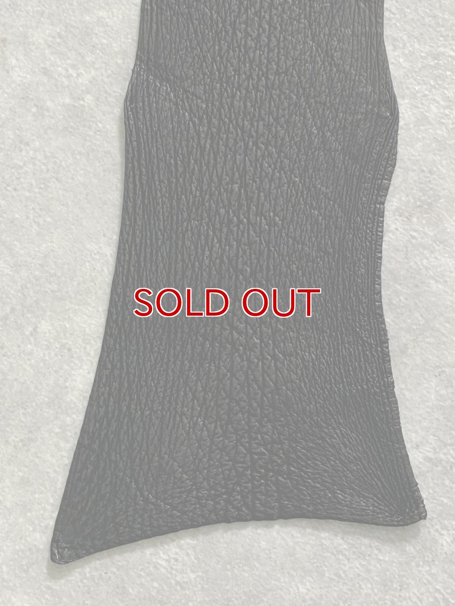 画像7: シャーク　ブラック　サメ革　鮫革　シャークスキン (7)