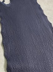 画像6: シャーク　マットネイビー　サメ革　鮫革　シャークスキン (6)