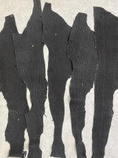 画像1: 【sale￥3500均一】シャーク　ブラック　サメ革　鮫革　シャークスキン (1)