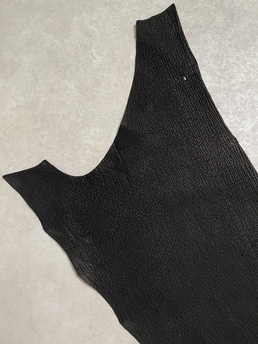 画像2: シャーク ブラック 鮫革 シャークスキン (2)