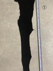 画像6: 【sale￥3500均一】シャーク　ブラック　サメ革　鮫革　シャークスキン (6)