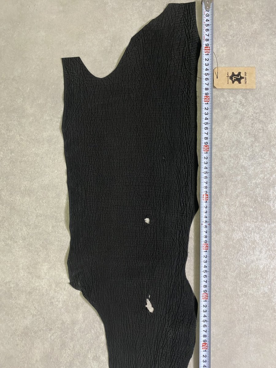 画像3: シャーク　ヌバック　ブラック　サメ革　鮫革　シャークスキン (3)