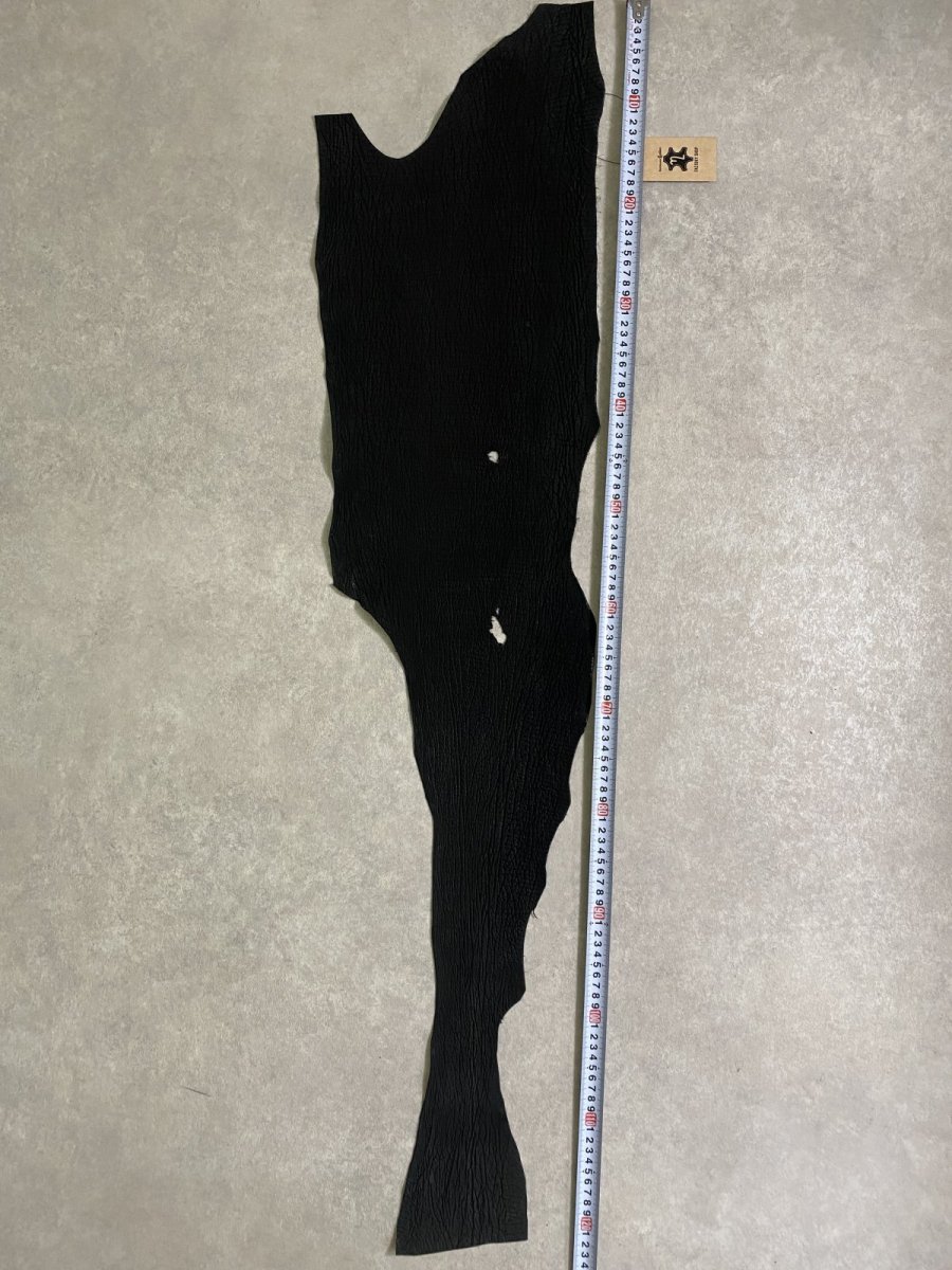 画像7: シャーク　ヌバック　ブラック　サメ革　鮫革　シャークスキン (7)