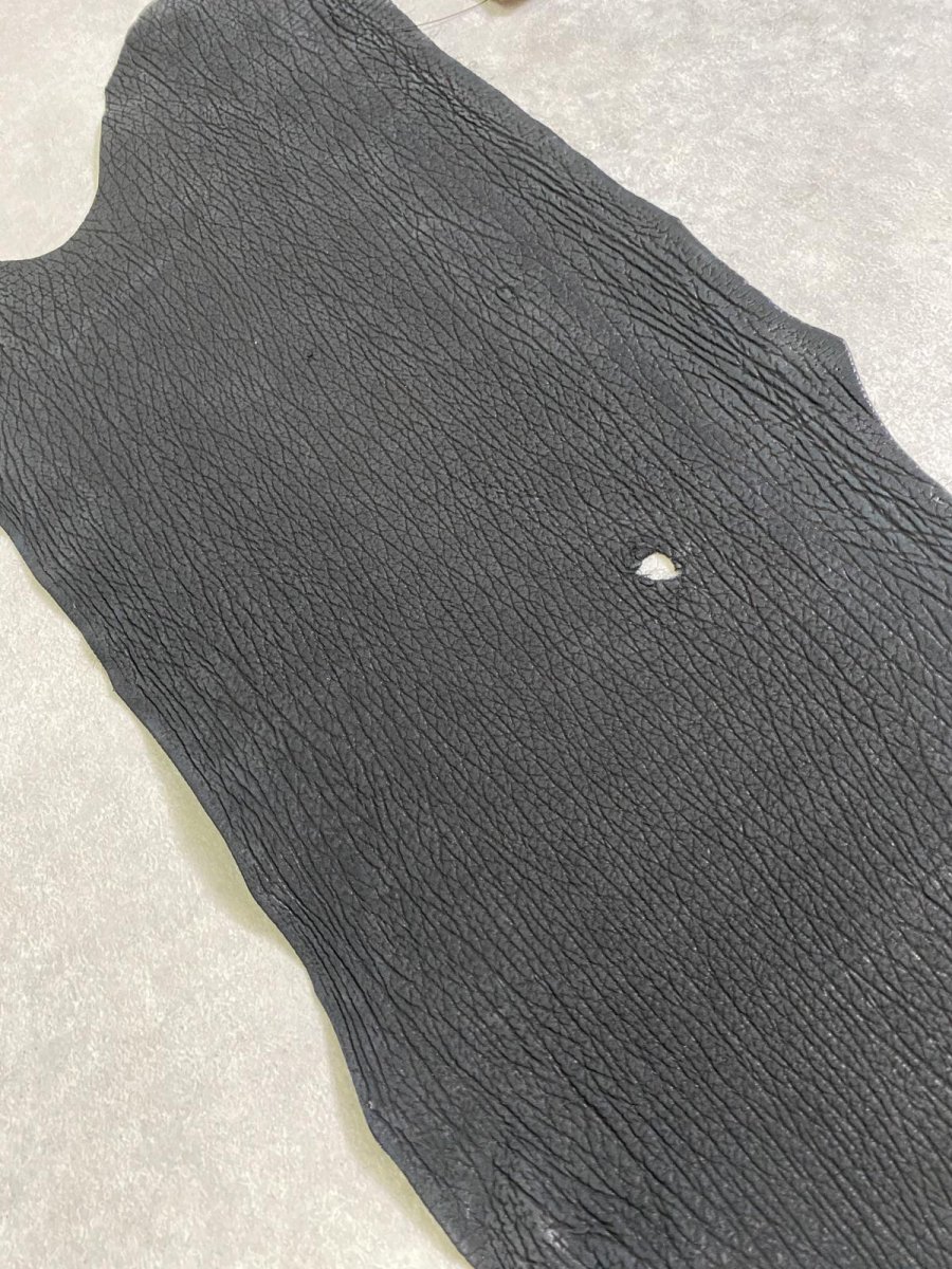 画像6: シャーク　ヌバック　ブラック　サメ革　鮫革　シャークスキン (6)